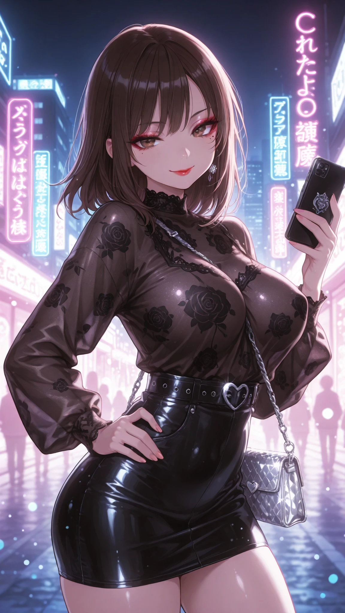ネオン街のエッチなおねえさん