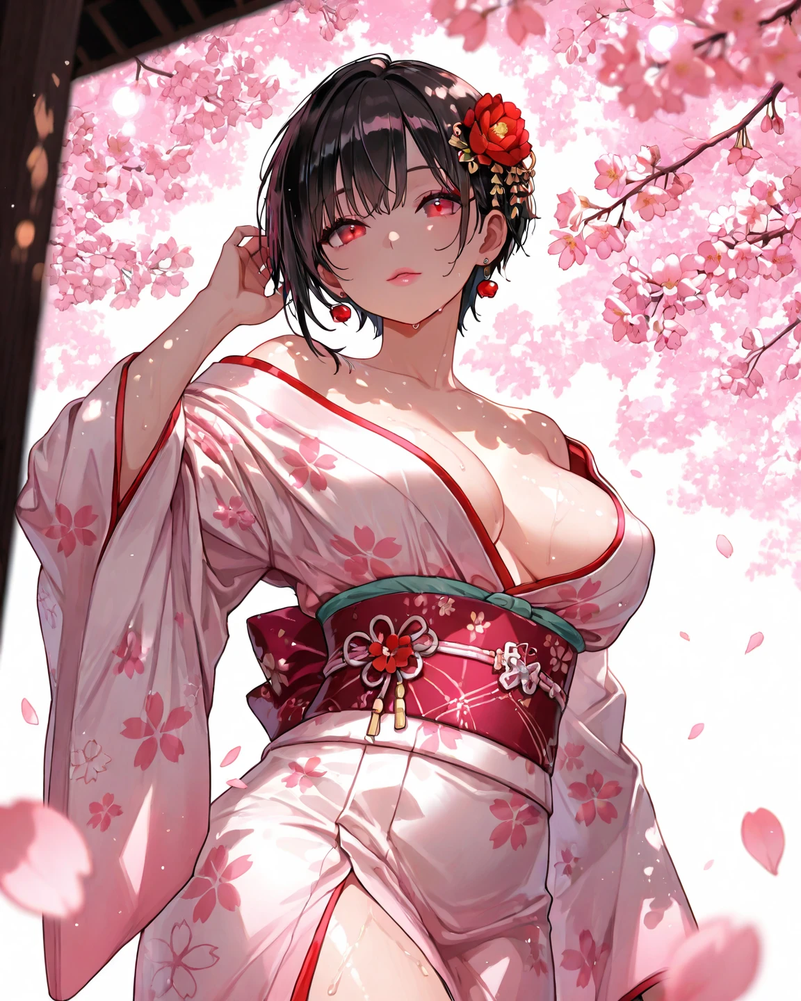 萌える桜